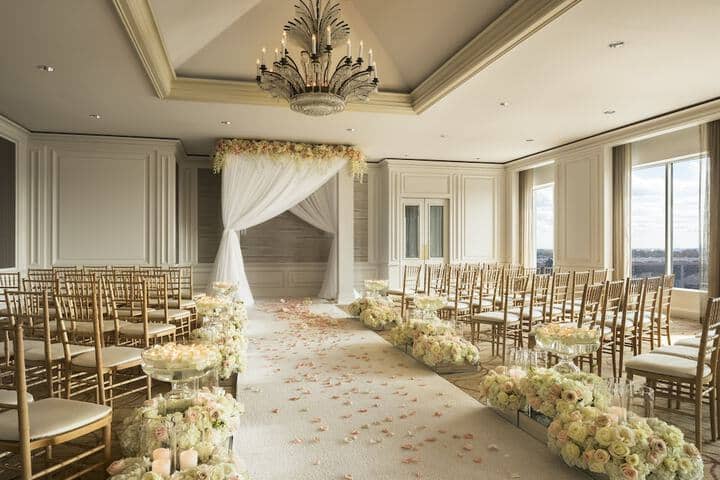 Indoor wedding